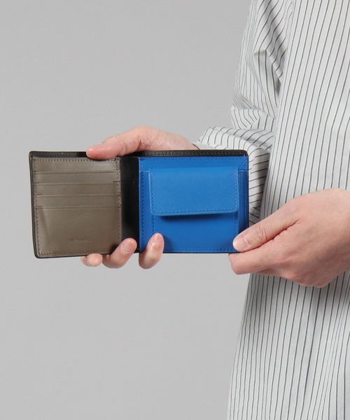 niko and...（ニコアンド）の「配色二つ折りウォレット（財布・メンズ・ブラウン/ブラック/グリーン・FREE）」の5枚目の写真