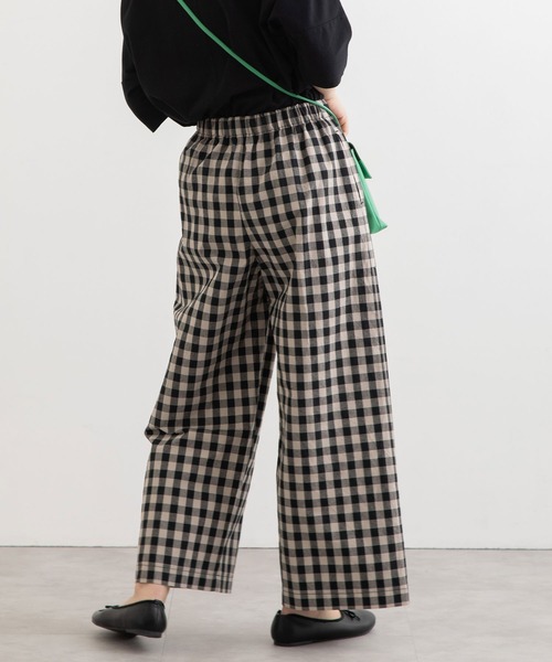 POU DOU DOU(プードゥドゥ)の「コットンサテンストレッチクロップドパンツ(その他パンツ・レディース・ブラック/ブラック系その他/スミクロ・3)」の6枚目の写真