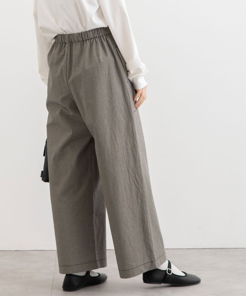 POU DOU DOU(プードゥドゥ)の「コットンサテンストレッチクロップドパンツ(その他パンツ・レディース・ブラック/ブラック系その他/スミクロ・3)」の13枚目の写真