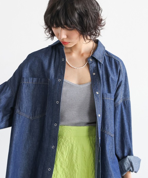 PAGEBOY(ページボーイ)の「リブコルセットビスチェ(ベスト・レディース・ブラック/オフホワイト/グレー・FREE)」の3枚目の写真