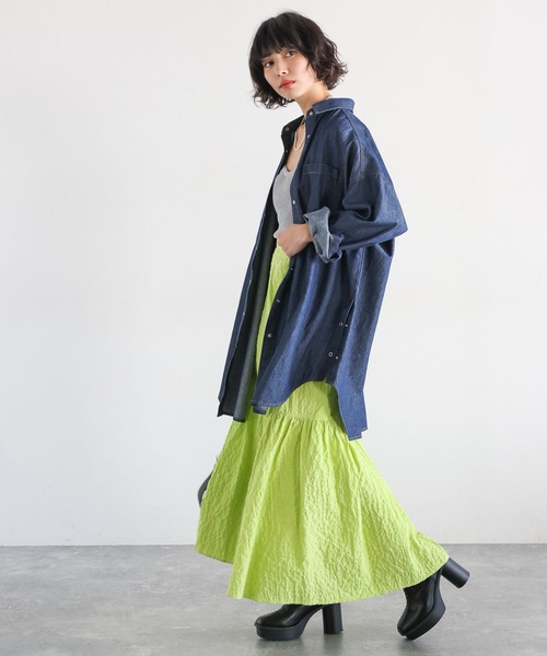 PAGEBOY(ページボーイ)の「リブコルセットビスチェ(ベスト・レディース・ブラック/オフホワイト/グレー・FREE)」の14枚目の写真