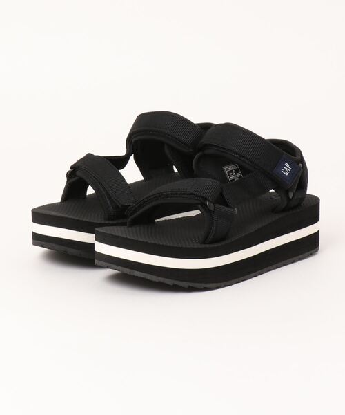 GAP（ギャップ）の「《GAP》GPL22331（サンダル・レディース・ブラック/ベージュ・S/M/L/LL）」の2枚目の写真