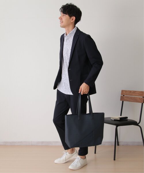 ikka（イッカ）の「PU切り替えトートバッグ（トートバッグ・メンズ・ブラック/ネイビー/ダークブラウン・FREE）」の15枚目の写真