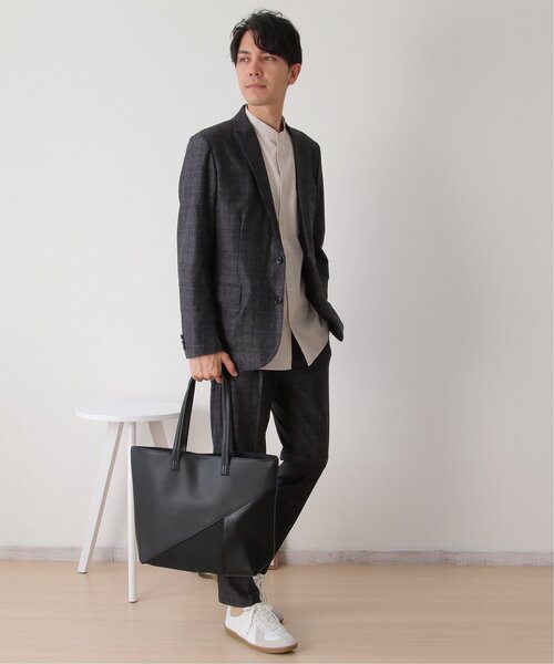 ikka（イッカ）の「PU切り替えトートバッグ（トートバッグ・メンズ・ブラック/ネイビー/ダークブラウン・FREE）」の19枚目の写真