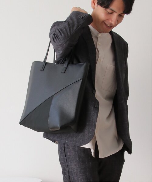 ikka（イッカ）の「PU切り替えトートバッグ（トートバッグ・メンズ・ブラック/ネイビー/ダークブラウン・FREE）」の20枚目の写真