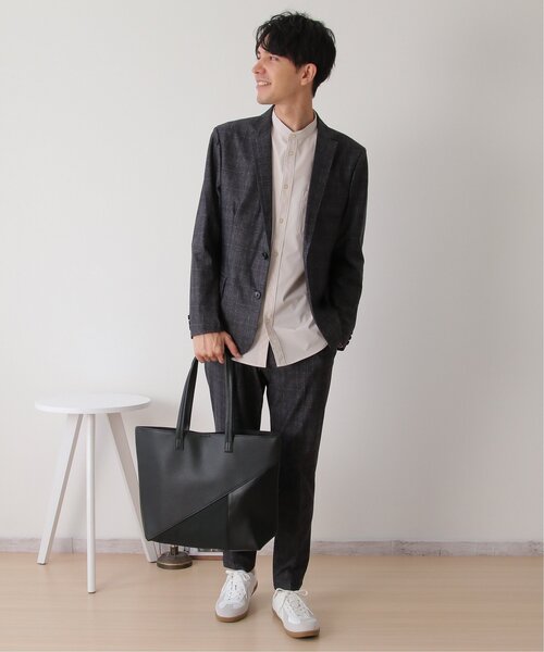 ikka（イッカ）の「PU切り替えトートバッグ（トートバッグ・メンズ・ブラック/ネイビー/ダークブラウン・FREE）」の21枚目の写真