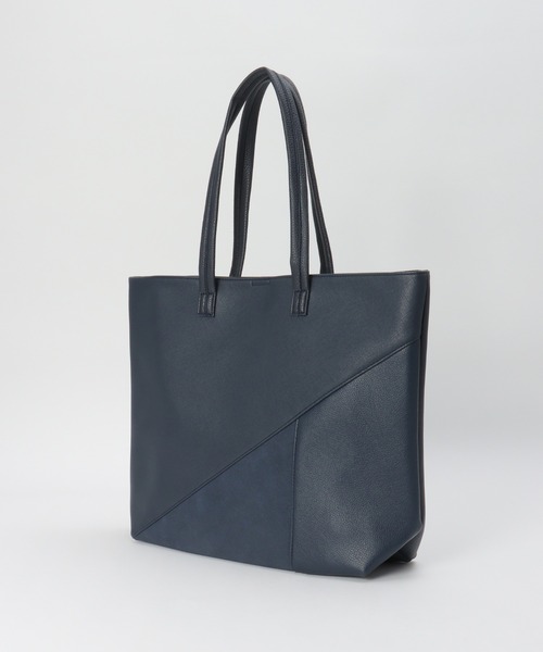 ikka（イッカ）の「PU切り替えトートバッグ（トートバッグ・メンズ・ブラック/ネイビー/ダークブラウン・FREE）」の6枚目の写真