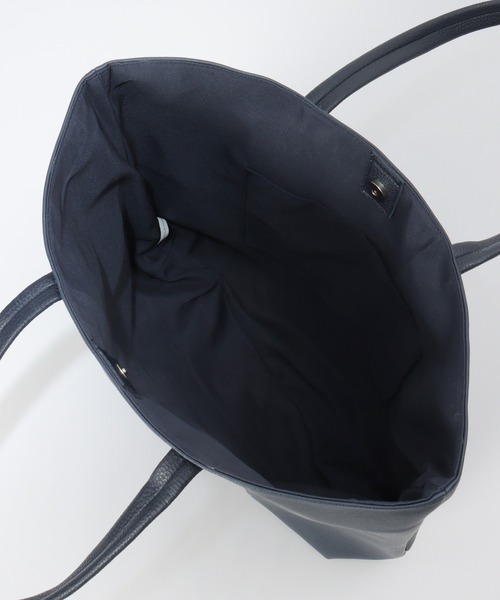 ikka（イッカ）の「PU切り替えトートバッグ（トートバッグ・メンズ・ブラック/ネイビー/ダークブラウン・FREE）」の7枚目の写真