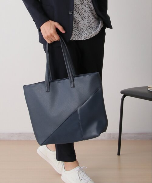 ikka（イッカ）の「PU切り替えトートバッグ（トートバッグ・メンズ・ブラック/ネイビー/ダークブラウン・FREE）」の13枚目の写真