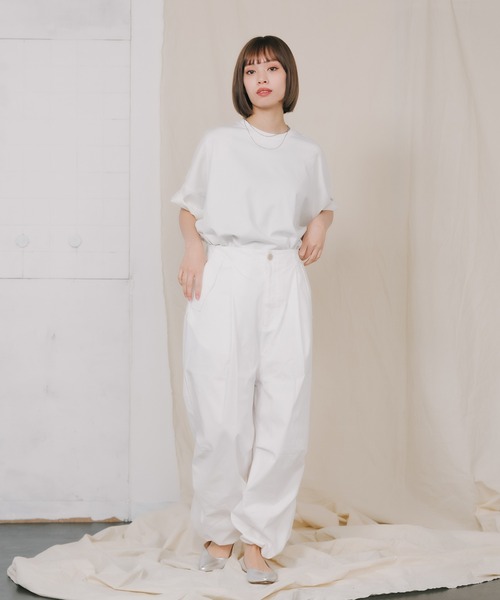 TICCA(ティッカ)の「TICCA/ティッカ Banff スクエアTシャツ(Tシャツ/カットソー・レディース・ブラック/ベージュ/ホワイト・FREE)」の8枚目の写真