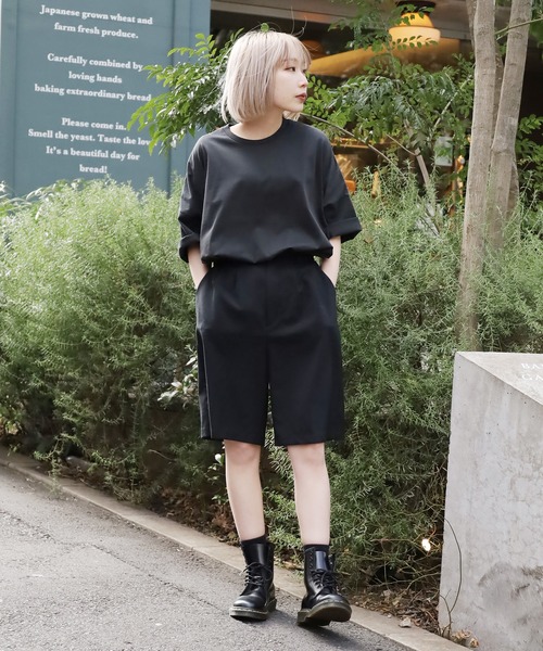 TICCA(ティッカ)の「TICCA/ティッカ Banff スクエアTシャツ(Tシャツ/カットソー・レディース・ブラック/ベージュ/ホワイト・FREE)」の6枚目の写真