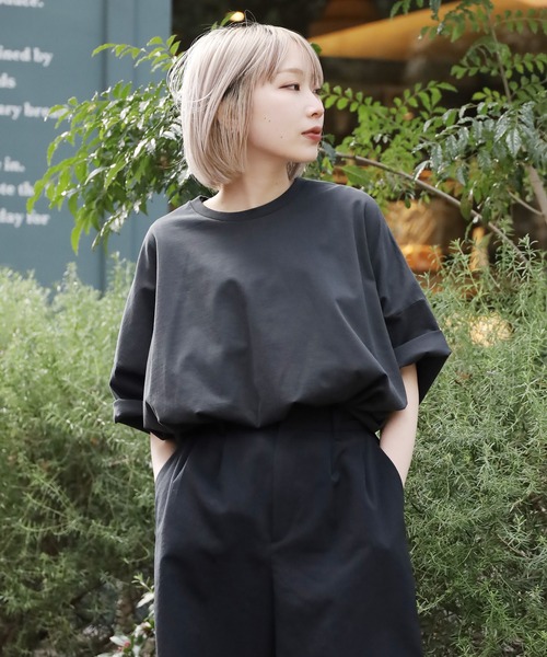 TICCA(ティッカ)の「TICCA/ティッカ Banff スクエアTシャツ(Tシャツ/カットソー・レディース・ブラック/ベージュ/ホワイト・FREE)」の21枚目の写真