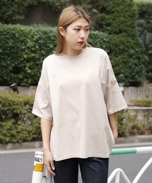 TICCA(ティッカ)の「TICCA/ティッカ Banff スクエアTシャツ(Tシャツ/カットソー・レディース・ブラック/ベージュ/ホワイト・FREE)」の9枚目の写真