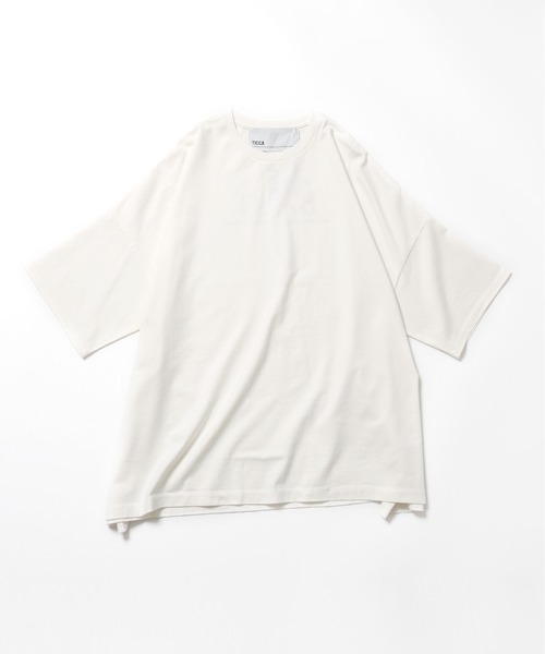 TICCA(ティッカ)の「TICCA/ティッカ Banff スクエアTシャツ(Tシャツ/カットソー・レディース・ブラック/ベージュ/ホワイト・FREE)」の5枚目の写真