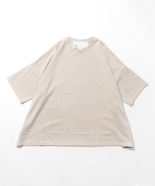 TICCA(ティッカ)の「TICCA/ティッカ Banff スクエアTシャツ(Tシャツ/カットソー・レディース・ブラック/ベージュ/ホワイト・FREE)」の12枚目の写真