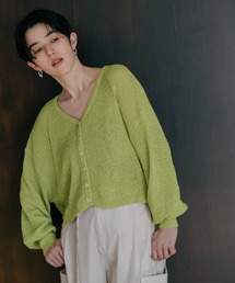 A part by | メッシュVネックカーディガン(カーディガン/ボレロ)