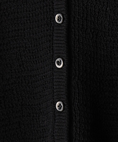 A part by（アパートバイ）の「メッシュVネックカーディガン（カーディガン/ボレロ・レディース・アイボリー/ブラック/ブラウン系その他2/グリーン系その他2・FREE）」の6枚目の写真