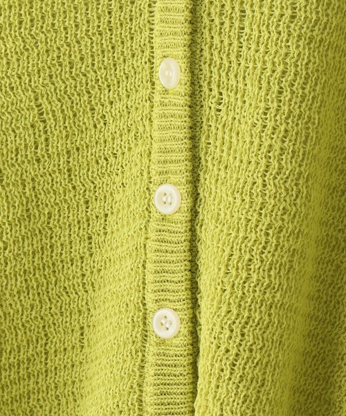 A part by（アパートバイ）の「メッシュVネックカーディガン（カーディガン/ボレロ・レディース・アイボリー/ブラック/ブラウン系その他2/グリーン系その他2・FREE）」の20枚目の写真