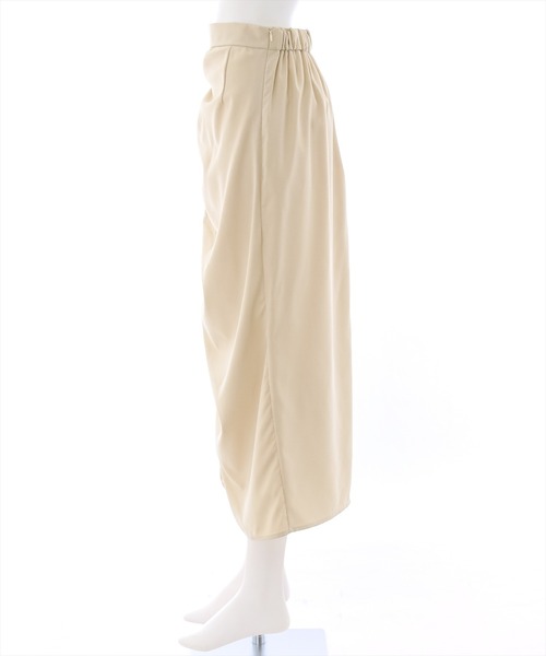 clear(クリア)の「サイドギャザースカート(スカート・レディース・ブラック/ベージュ/ブルーグレー・F)」の5枚目の写真