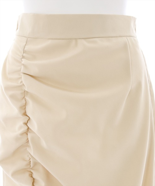 clear(クリア)の「サイドギャザースカート(スカート・レディース・ブラック/ベージュ/ブルーグレー・F)」の8枚目の写真