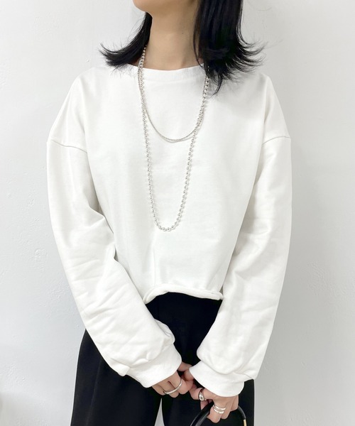 SHENERY（シーナリー）の「カットオフショートスウェット