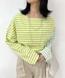 SHENERY | クレイジーパターンボーダーカットソー(Tシャツ/カットソー)