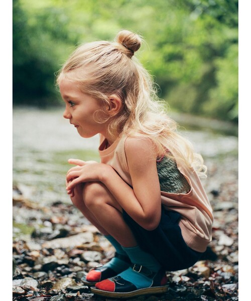 B:MING by BEAMS（ビーミングバイビームス）の「B:MING by BEAMS / フロントプリント タンクトップ（100～140cm）（タンクトップ・キッズ・ベージュ/ダークグリーン・100/110/120/130/140）」の9枚目の写真