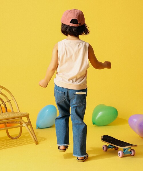 B:MING by BEAMS（ビーミングバイビームス）の「B:MING by BEAMS / フロントプリント タンクトップ（100～140cm）（タンクトップ・キッズ・ベージュ/ダークグリーン・100/110/120/130/140）」の10枚目の写真