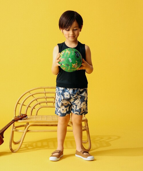 B:MING by BEAMS（ビーミングバイビームス）の「B:MING by BEAMS / フロントプリント タンクトップ（100～140cm）（タンクトップ・キッズ・ベージュ/ダークグリーン・100/110/120/130/140）」の8枚目の写真