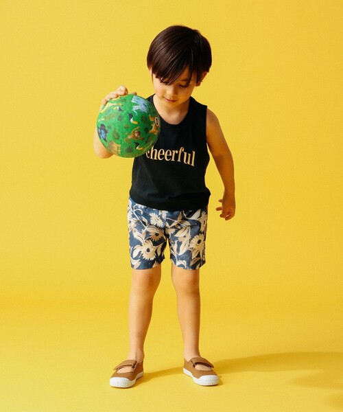 B:MING by BEAMS（ビーミングバイビームス）の「B:MING by BEAMS / フロントプリント タンクトップ（100～140cm）（タンクトップ・キッズ・ベージュ/ダークグリーン・100/110/120/130/140）」の16枚目の写真