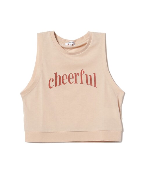 B:MING by BEAMS（ビーミングバイビームス）の「B:MING by BEAMS / フロントプリント タンクトップ（100～140cm）（タンクトップ・キッズ・ベージュ/ダークグリーン・100/110/120/130/140）」の4枚目の写真