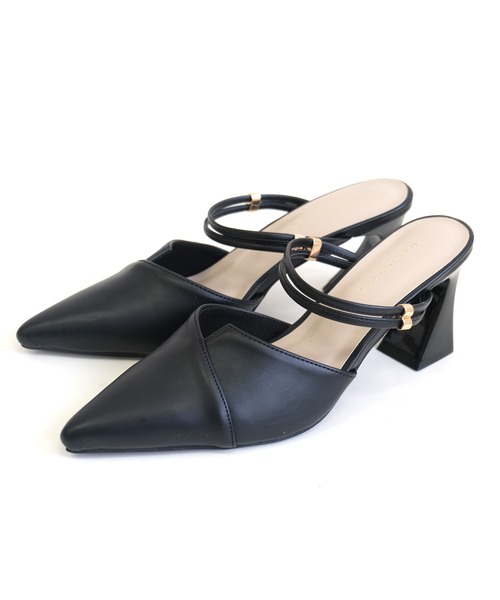 Dior ♡美品♡ブラック ミュール ポインテッドトゥ AmiAmi（アミアミ）の「2WAYポインテッドトゥミュールサンダル