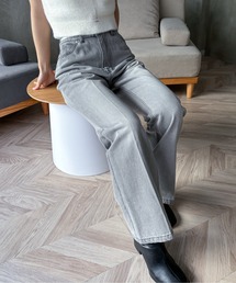 EPIMI E'PIMMY | センタープレスセミフレアデニム(デニムパンツ)