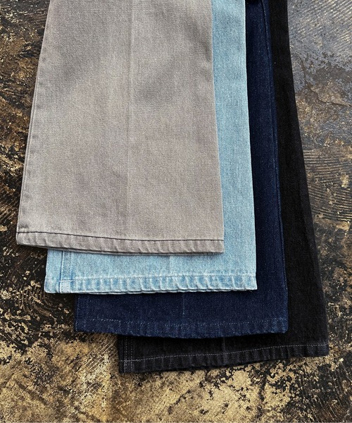 EPIMI E'PIMMY（エピミエピミー）の「センタープレスセミフレアデニム（デニムパンツ・レディース・ネイビー/ブラック/グレー/ブルー・SMALL/MEDIUM）」の21枚目の写真