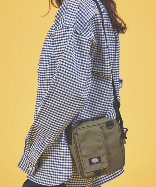 Dickies（ディッキーズ）の「DICKIES/ディッキーズ　AUTHENTIC SQUARE SHOULDER BAG オーセンティックスクエアショルダー バッグ（バックパック/リュック・メンズ・ブラック/ベージュ/カーキ・フリー）」の15枚目の写真