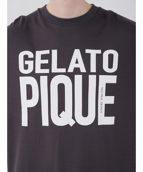 gelato pique(ジェラートピケ)の「【UNISEX】ワンポイントBIGロゴプルオーバー(Tシャツ/カットソー・レディース・ダークグレー/アイボリー・S-M/M-L)」の10枚目の写真