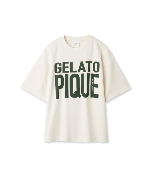 gelato pique(ジェラートピケ)の「【UNISEX】ワンポイントBIGロゴプルオーバー(Tシャツ/カットソー・レディース・ダークグレー/アイボリー・S-M/M-L)」の18枚目の写真