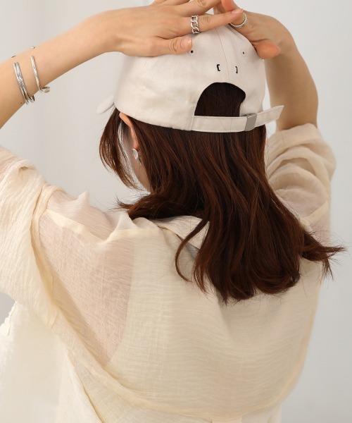 Bab（バブ）の「ロゴ刺繍キャップ（キャップ・レディース・ベージュ/オフホワイト・ONESIZE）」の22枚目の写真