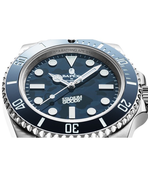 A BATHING APE(アベイシングエイプ)の「BAPE X STADIUM GOODS BAPEX(アナログ腕時計・メンズ・シルバー・FREE)」の3枚目の写真