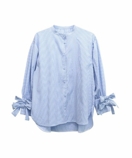DONOBAN(ドノバン)の「袖リボンブラウス(シャツ/ブラウス・レディース・ブルー系その他/ブルー系その他2/ホワイト/ストライプ/グレイッシュベージュ/ピンク系その他・FREE)」の20枚目の写真