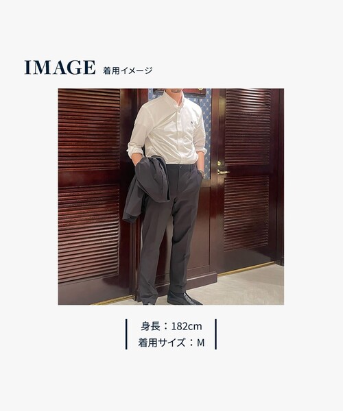 BROOKS BROTHERS(ブルックスブラザーズ)の「スーピマコットン/ポリエステル 46ゲージニット オックスフォード カジュアルシャツ Regular Fit(シャツ/ブラウス・メンズ・ネイビー/ホワイト・SMALL/MEDIUM/LARGE)」の12枚目の写真
