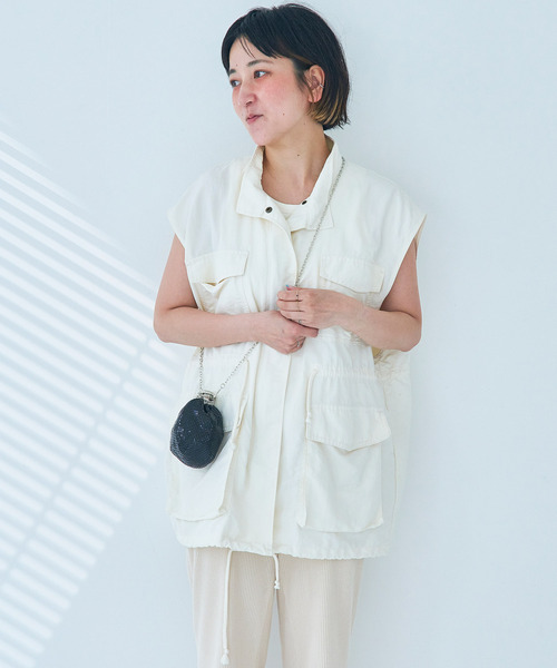 macaroni edge（マカロニエッジ）の「〈macaroni edge/マカロニエッジ〉ジャバラポーチ（ショルダーバッグ・レディース・ブロンズ/シルバー/ブラック/ゴールド・ONE SIZE）」の2枚目の写真