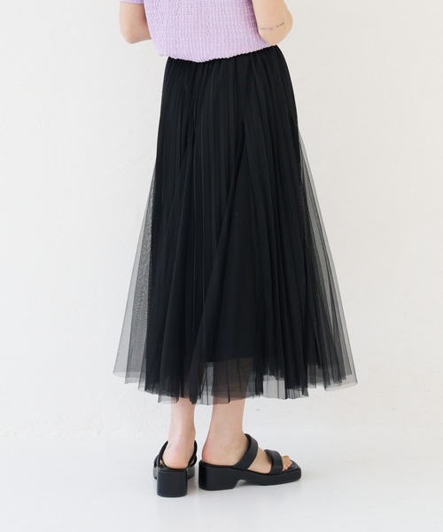 a:mure(アミュール)の「チュールスカート(スカート・レディース・ブラック/ホワイト・F)」の21枚目の写真