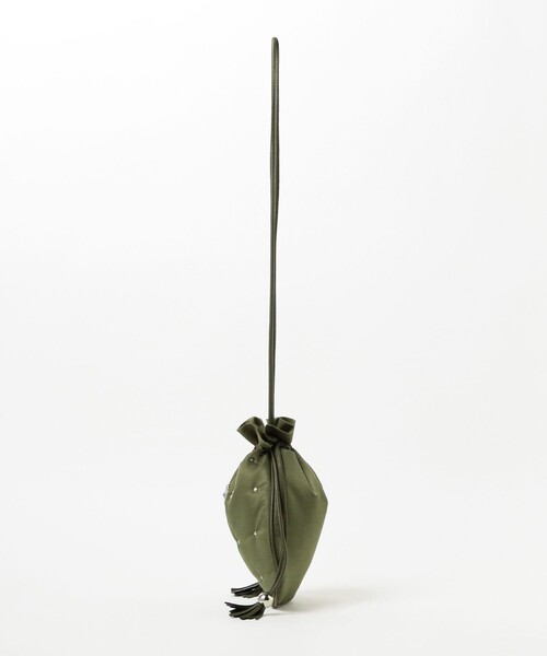 CONTROL FREAK / CTFK（コントロールフリーク）の「CONTROL FREAK / スタッズ コンチョ 巾着 バッグ（ハンドバッグ・レディース・ブラック/オリーブ・ONE SIZE）」の8枚目の写真