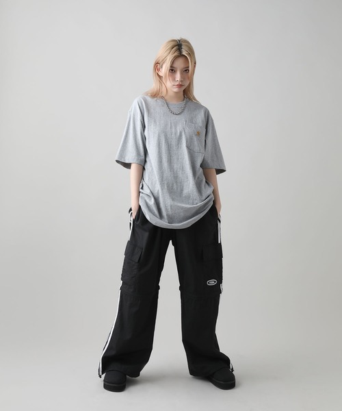 Carhartt(カーハート)の「Carhartt/カーハート オーバーサイズ ワンポイントロゴ ポケ付き半袖Tシャツ(Tシャツ/カットソー・メンズ・ヘザーグレー/ブラック/ブラウン系その他/ブルー系その他3/グリーン系その他2/ダークカーキ/ネイビー/ホワイト/ベージュ系その他/ボルドー/ヘザーチャコール・M/XL/L)」の17枚目の写真