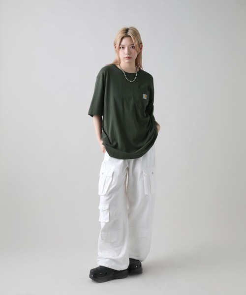 セール】Carhartt/カーハート オーバーサイズ ワンポイントロゴ