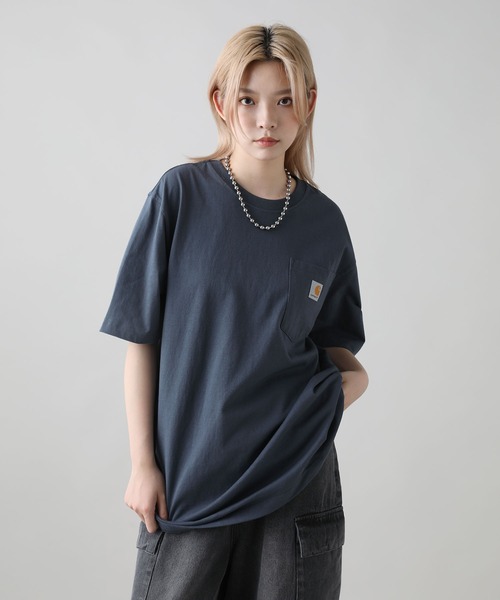 セール】Carhartt/カーハート オーバーサイズ ワンポイントロゴ
