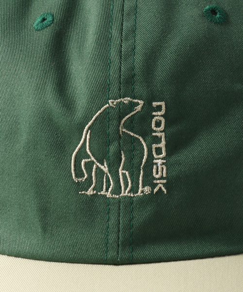 NORDISK（ノルディスク）の「【NORDISK / ノルディスク】BEAR EMBROIDERY 6PANEL CAP（キャップ・メンズ・ブラック/ベージュ/グリーン・FREE）」の5枚目の写真