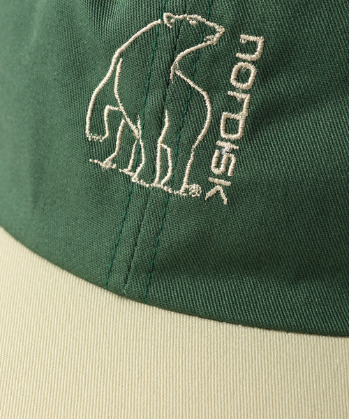 NORDISK（ノルディスク）の「【NORDISK / ノルディスク】BEAR EMBROIDERY 6PANEL CAP（キャップ・メンズ・ブラック/ベージュ/グリーン・FREE）」の9枚目の写真