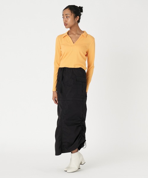 Levi's(リーバイス)の「リーバイス/Levi's コンバーチブル カーゴ スカート ブラック(スカート・レディース・ブラック・28inch/24inch/25inch/26inch/27inch/23inch)」の4枚目の写真